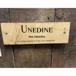 Plaque de box personnalisée Nom du cheval + Race