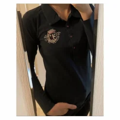 Polo à manches longues femme