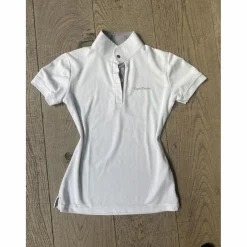 Polo blanc concours manches courtes