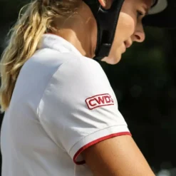Polo blanc CWD Femme taille L neuf