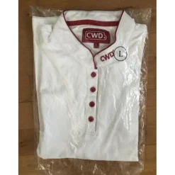 Polo blanc CWD Femme taille L neuf