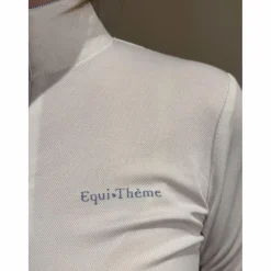 Polo blanc Equithème