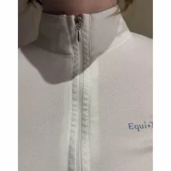 Polo blanc Equithème