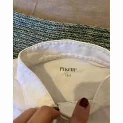 polo blanc Pikeur