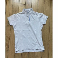 Polo blanc Pénélope Leprevost