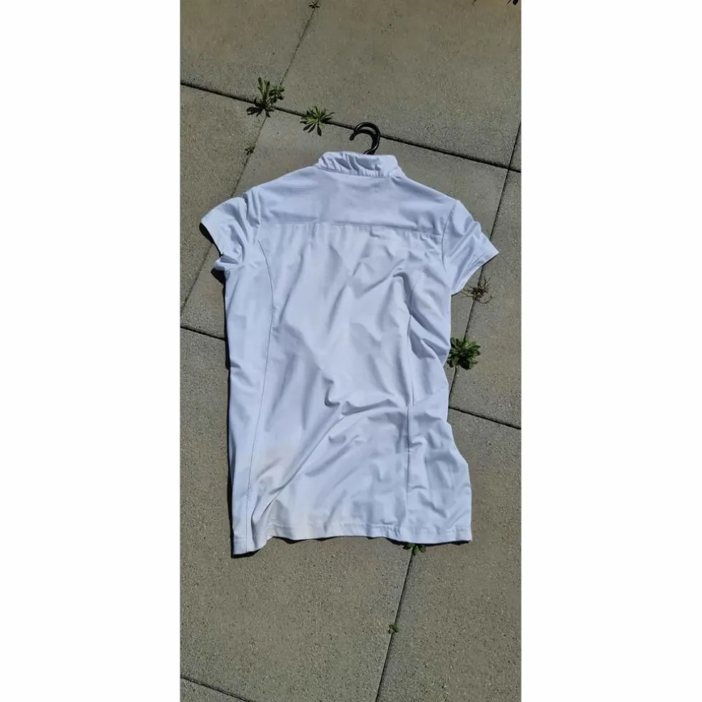 polo blanc taille L t40 Félix Buhler