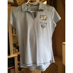 Polo Bleu ciel manches courtes Fouganza T42