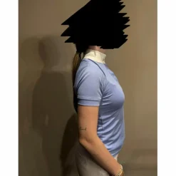 Polo bleu Equithème