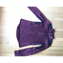 Polo bordeaux et bleu marine taille 12ans