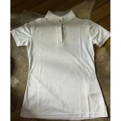 Polo de concours blanc équithème