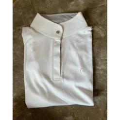 Polo de concours blanc équithème