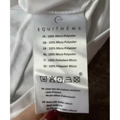 Polo de concours blanc équithème