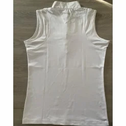 Polo de concours pikeur blanc sans manches taille 38 neuf
