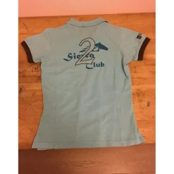 Polo d'équitation Sierra bleu ciel 14 ans