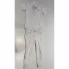 Polo et pantalon blanc de concours Equitheme