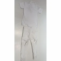 Polo et pantalon blanc de concours Equitheme