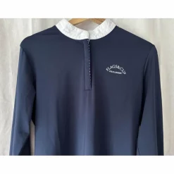 polo flags&cup bleu marine