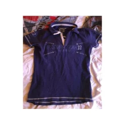 Polo fouganza 12 ans bleu marine