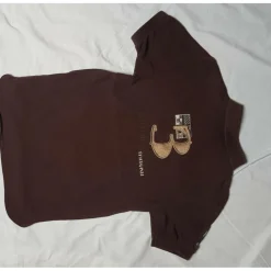 Polo Fouganza marron taille 12 ans