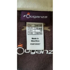 Polo Fouganza marron taille 12 ans