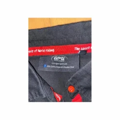 polo GPA rouge et noir