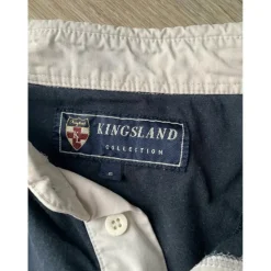 Polo manche longue col blanc