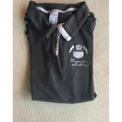Polo manches courtes gris
