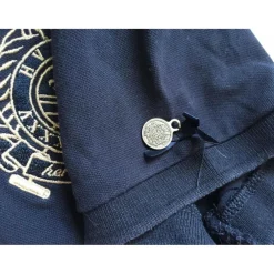 Polo manches courtes HV POLO bleu marine et beige