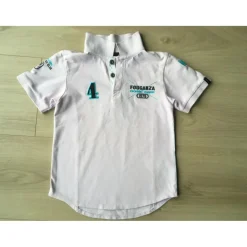 Polo manches courtes rose clair fille 10 ans
