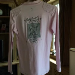 Polo manches longues Rose femme T42