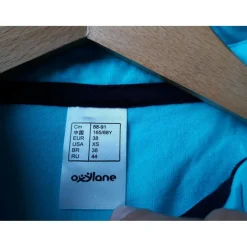 Polo manches longues turquoise T.38