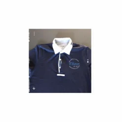 POLO PIKEUR XS ENFANT BLEU MARINE