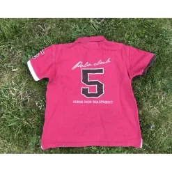 Polo rouge enfant sierra