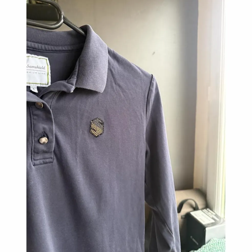 Polo samshield bleu marine taille S