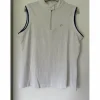Polo sans manche blanc