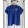 Polo statianata bleu électrique