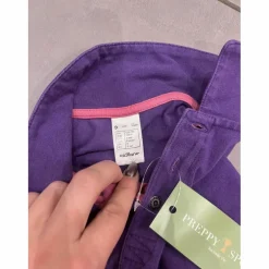 polo violet enfants