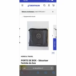 Porte de box sécurisante