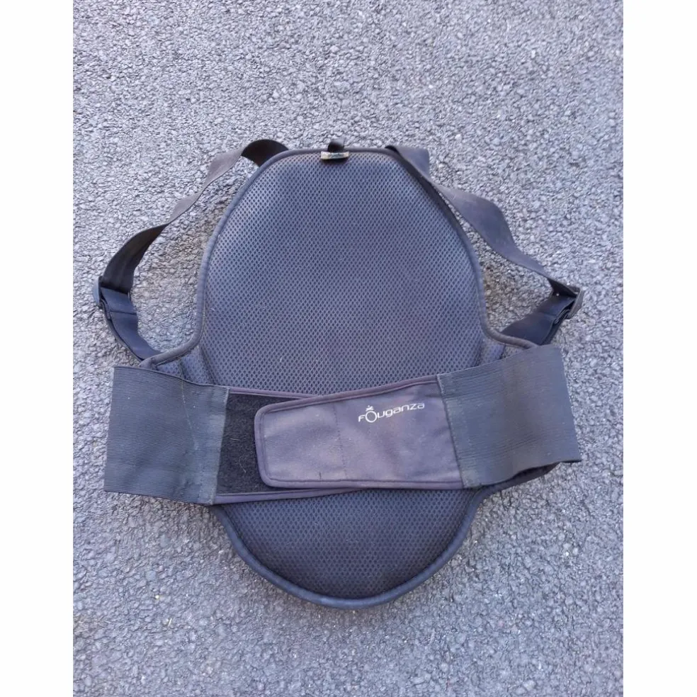 Protection dorsale adulte Safety Fouganza noire taille S