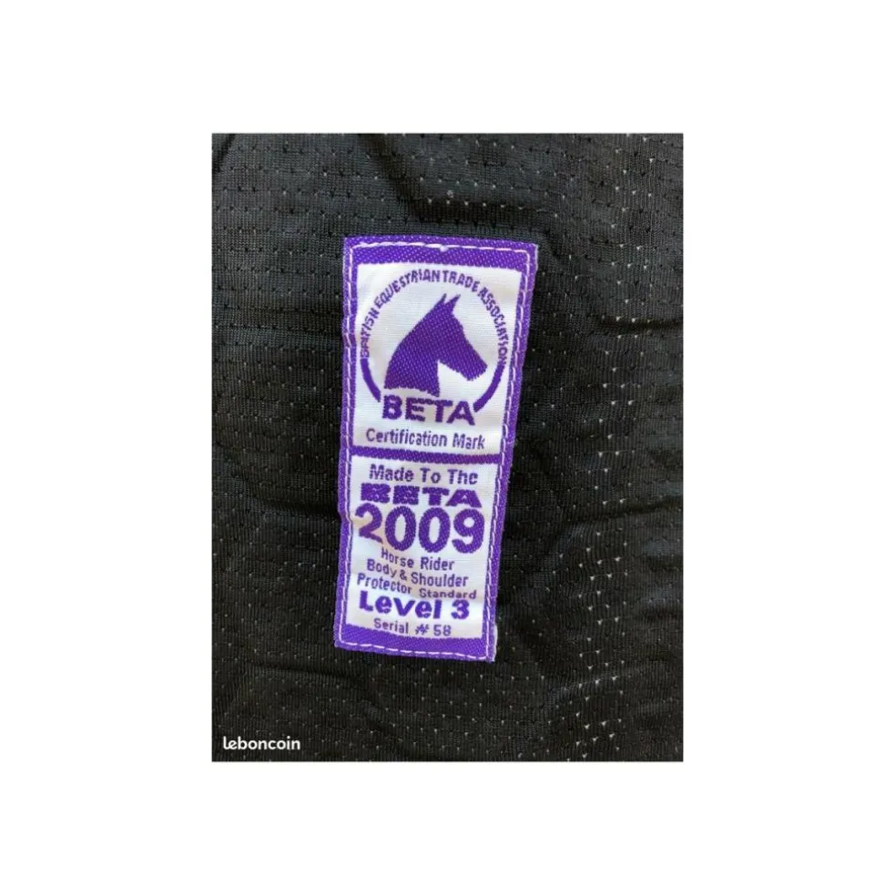 PROTECTION EQUITATION BALIOS 3 BETA JUNIOR NIVEAU 3