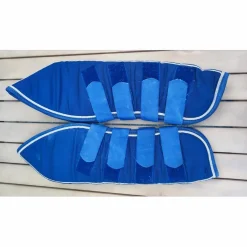 Protections de transport postérieurs taille poney bleu marine