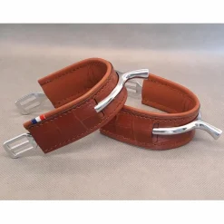 Protections d'eperons en cuir