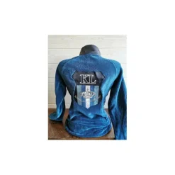Pull doudoune Kingsland bleu roi