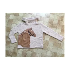 Pull Hiver cheval 38-40