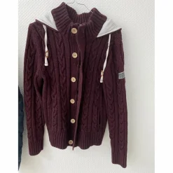 Pull le sabotier bordeaux