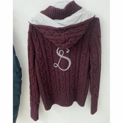 Pull le sabotier bordeaux