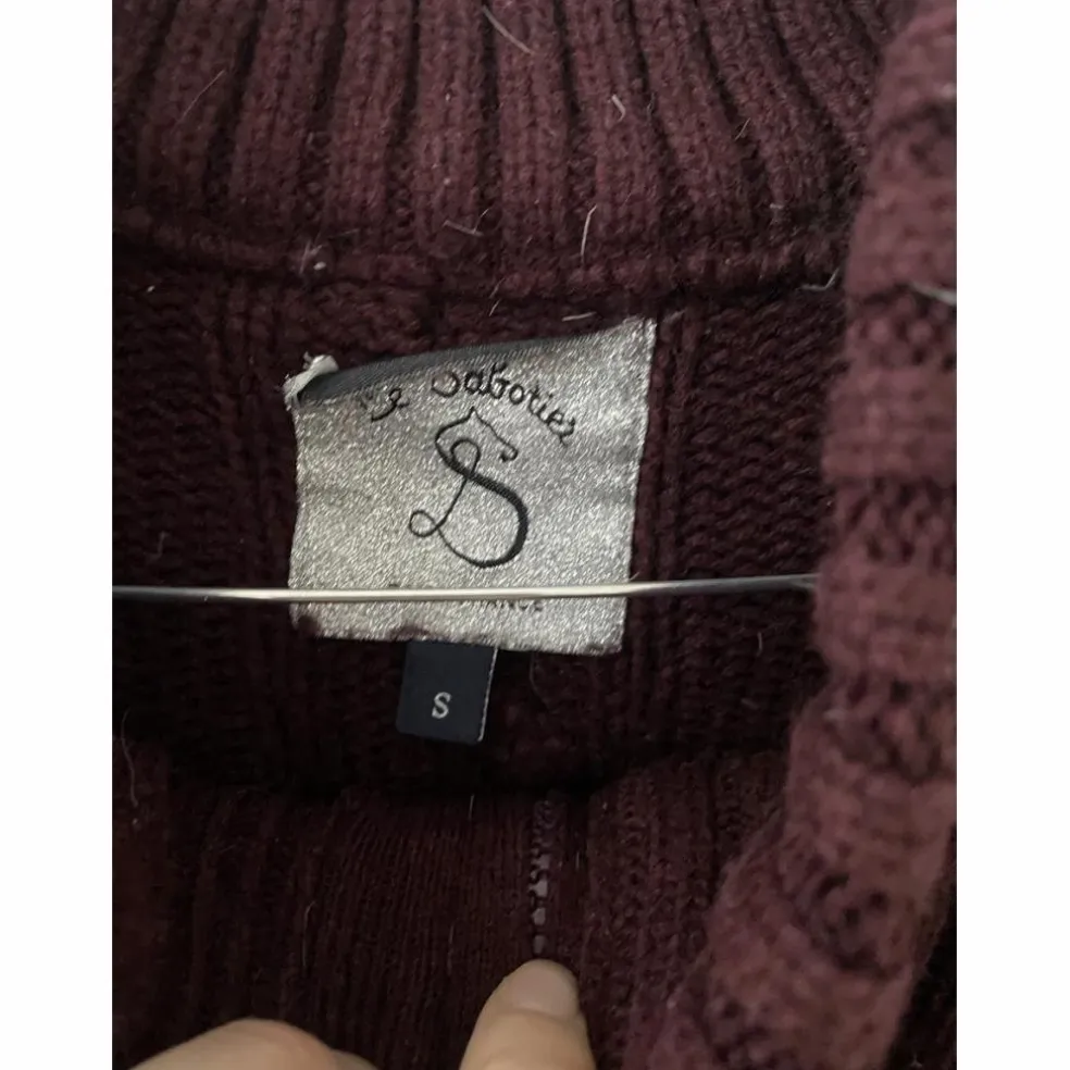 Pull le sabotier bordeaux