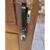 rallonge de sangle cuir noire