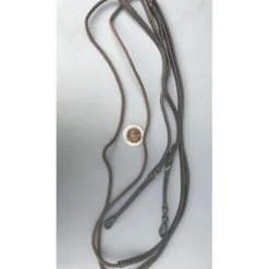 Rênes allemandes cuir marron foncé