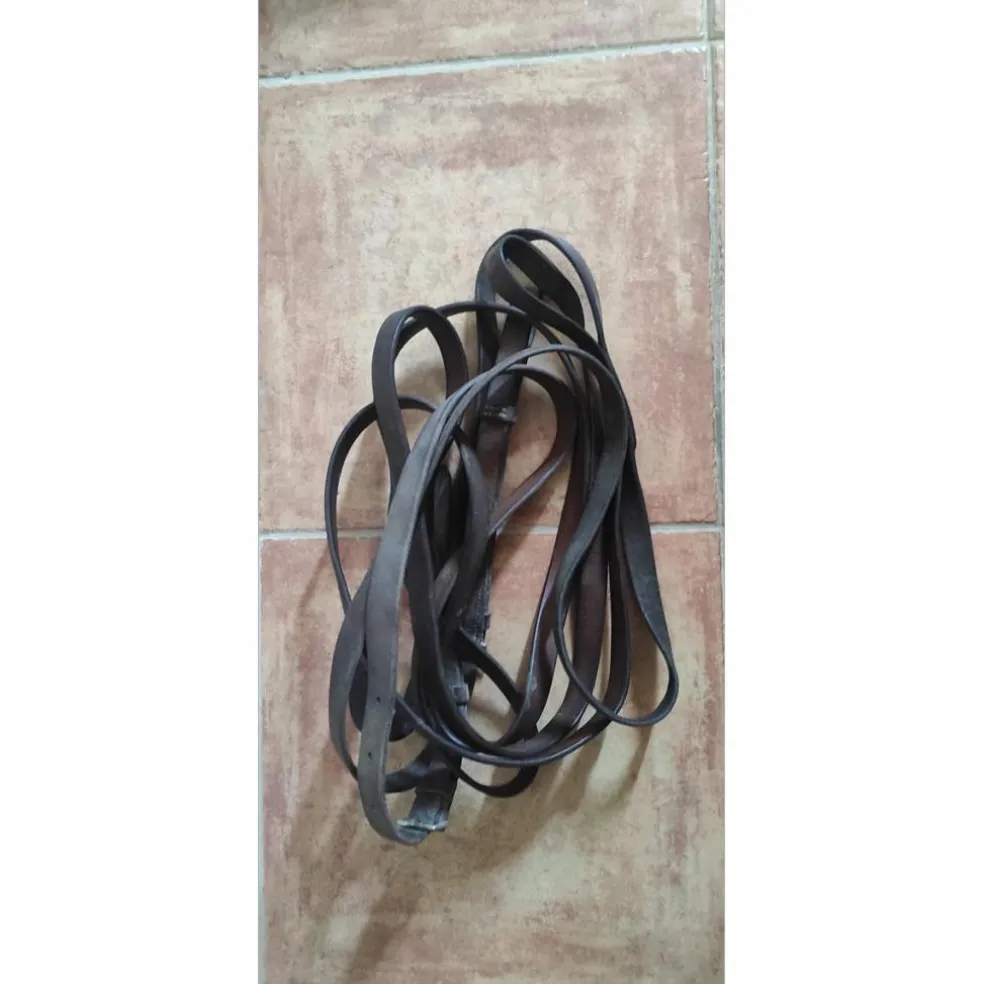 Rênes allemandes cuir marron